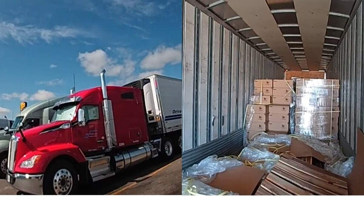 A truck driver discovered a $1.4 million cargo heist in Colorado, deputies said.