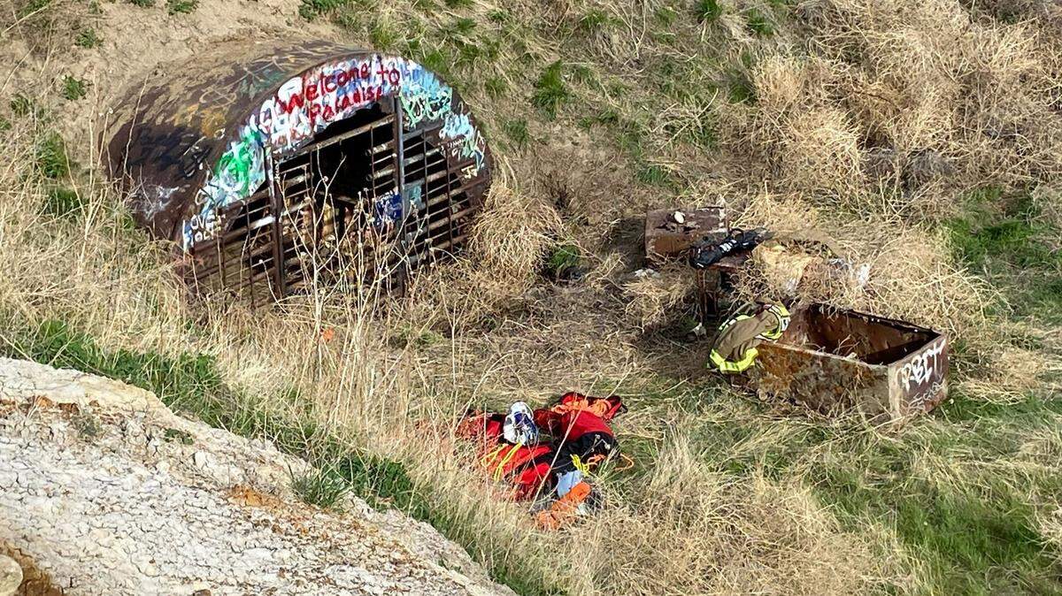 An 18-year-old fell 30 feet while exploring an abandoned missile silo and needed to be rescued, Colorado sheriff’s officials reported.