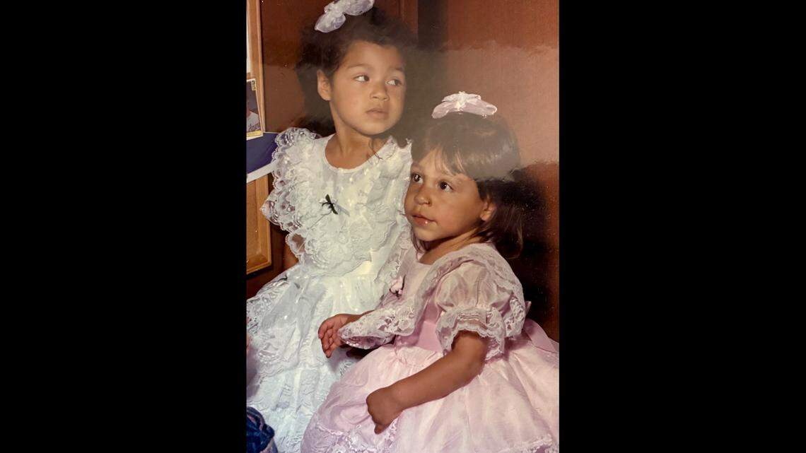 The two abandoned girls were adopted by a couple in Ventura County, deputies said.