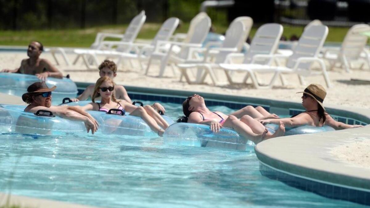 Floating down a lazy river attraction might be a good way to celebrate National Lazy Day.