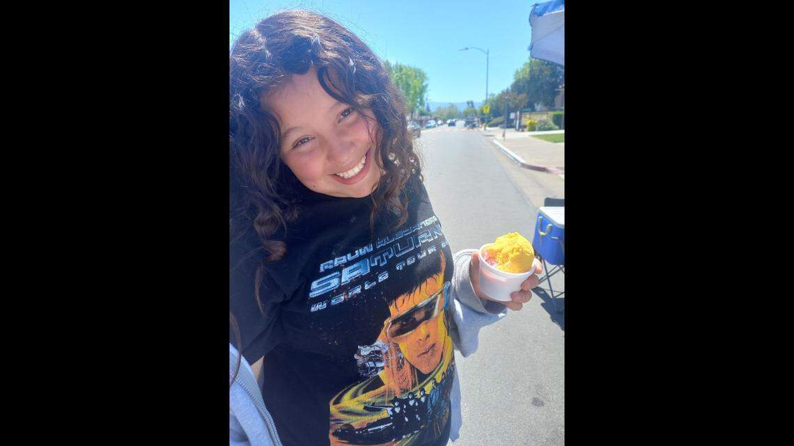 An 11-year-old girl died after getting stuck in a creek as others tried to save her, California deputies said.