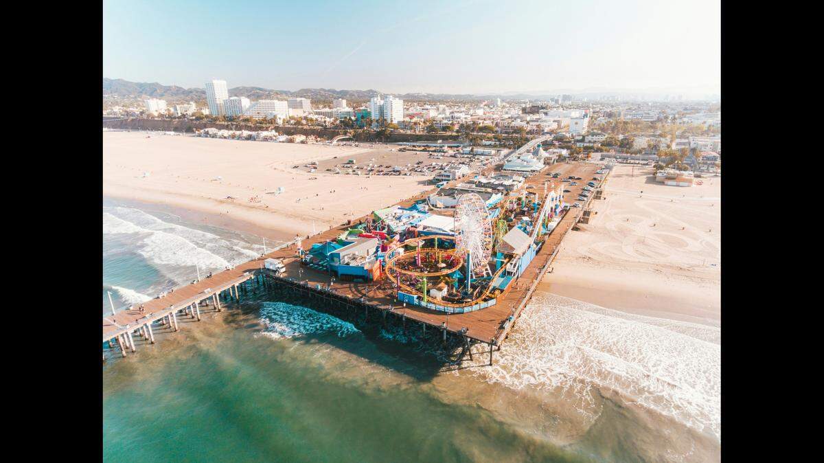 The man had no criminal history prior to his arrest stemming from incidents at the Santa Monica Pier, according to police.