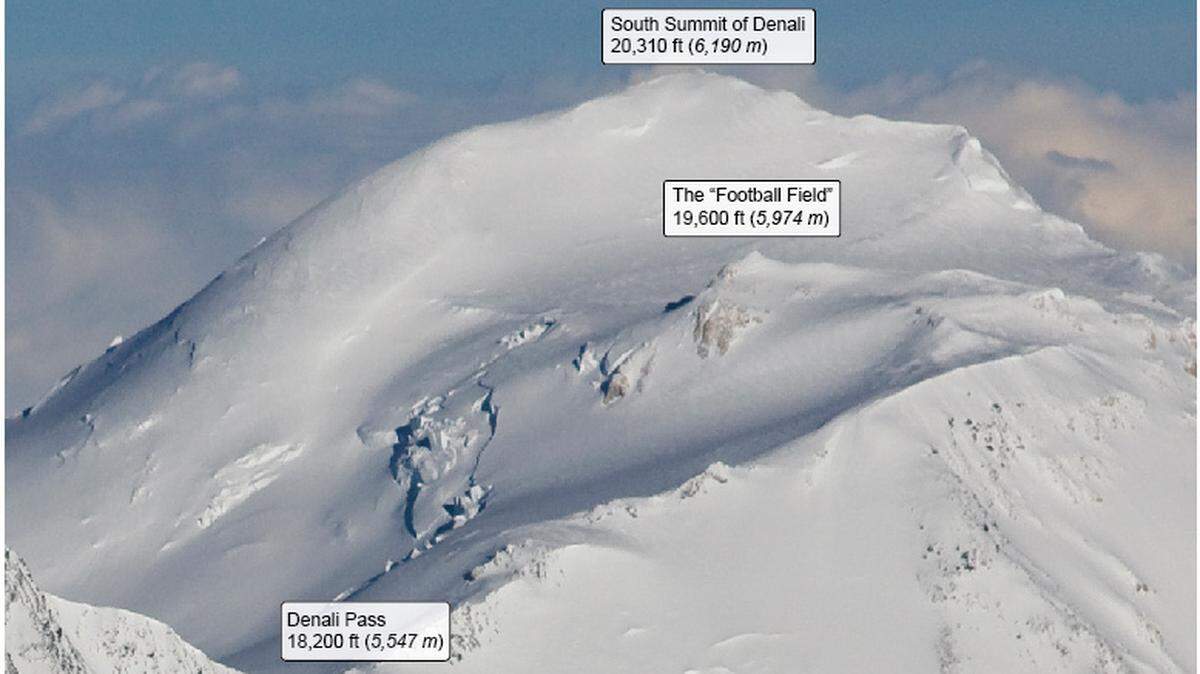 A climber was rescued near the peak of the highest mountain in North America — two days after his climbing partner died inside their snow cave at 19,600 feet.