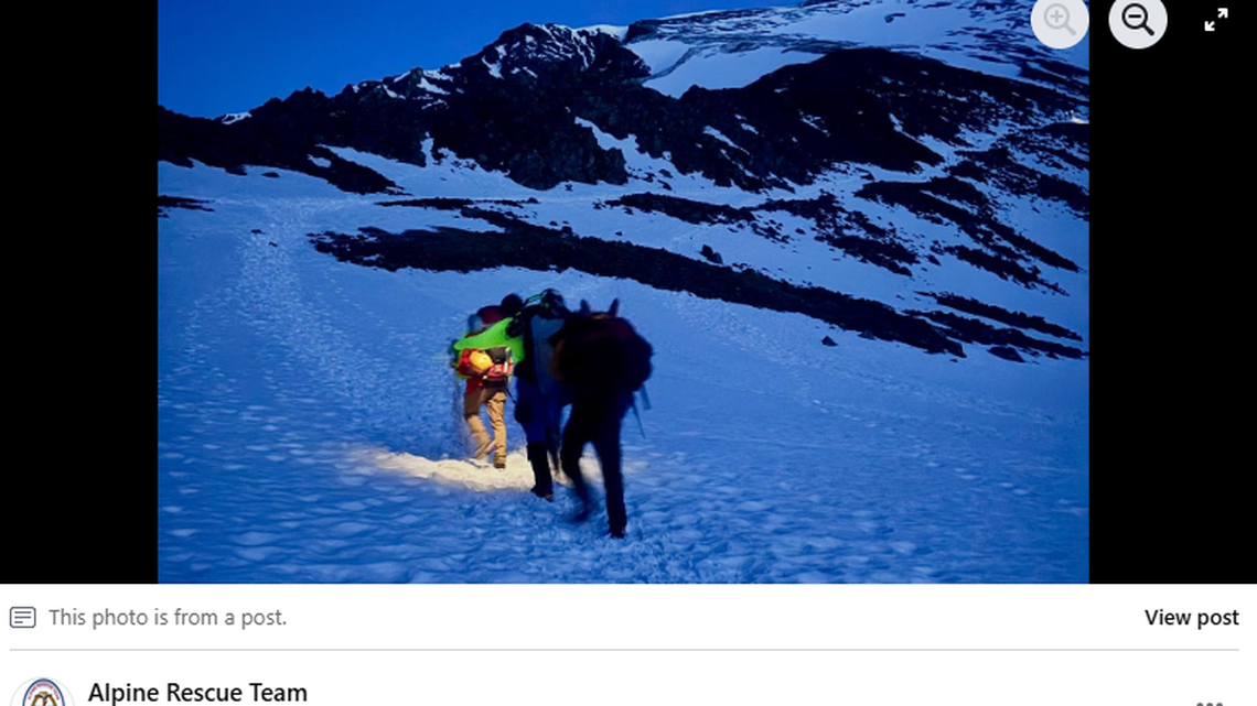 Two hikers were rescued after they were struck by lightning on a mountain in Colorado.