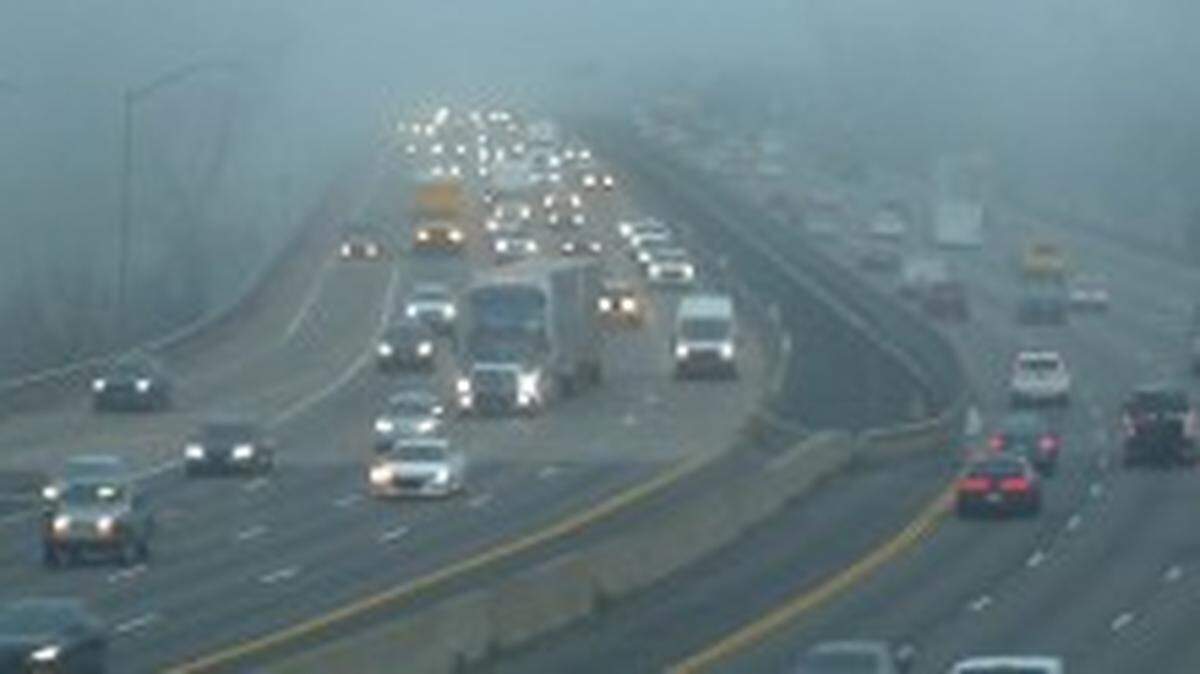 Visibility is expected to be down to a quarter-mile in places.