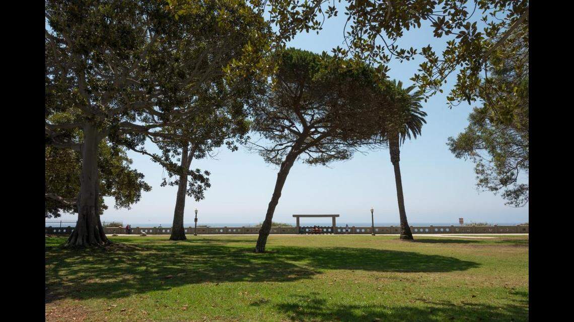 The man was found dead on cliffs below Point Fermin Park, police say.