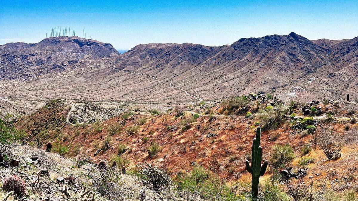 This photo shows South Mountain Park and Preserve in Phoenix. A 9-year-old died after hiking in the park on July 2, officials said