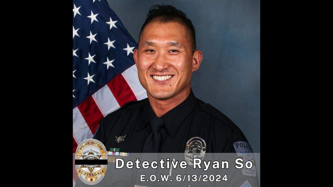 A gun accidentally discharged, killing detective Ryan So on June 13 in Scottsdale, police said. So served the department for nine years.