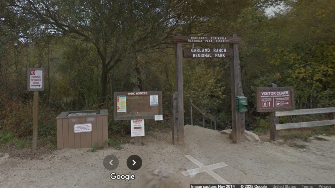 The man told family he was walking in Garland Ranch Regional Park when he lost his dog, Monterey County deputies say.