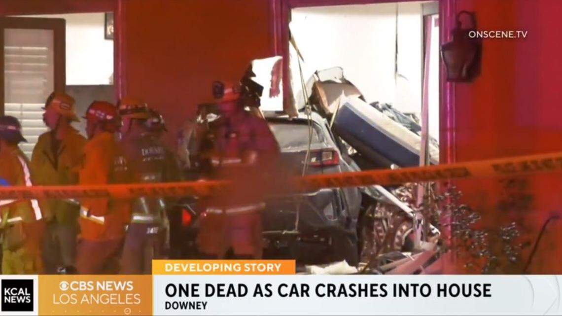 A 73-year-old woman died when an accused DUI driver crashed into her home, prosecutors say.