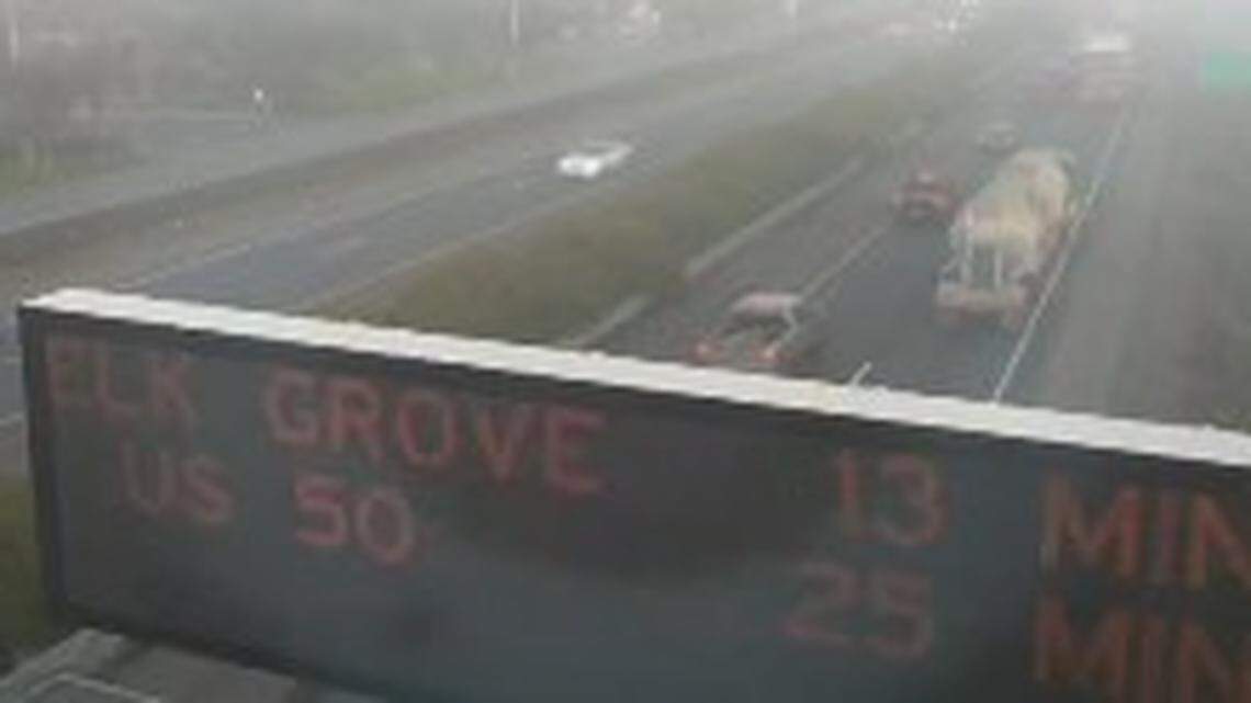 Dense fog curbs visibility in Sacramento, Central Valley. When will it lift?