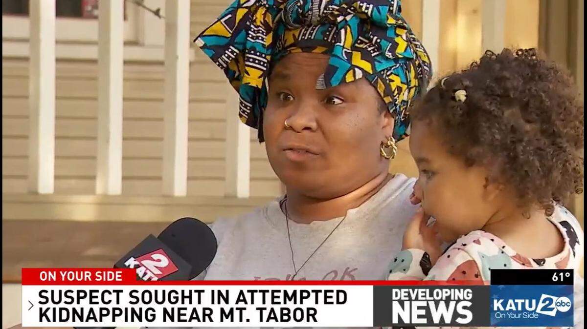 The woman said she caught up to the man, then “punched him in the face,” according to police.