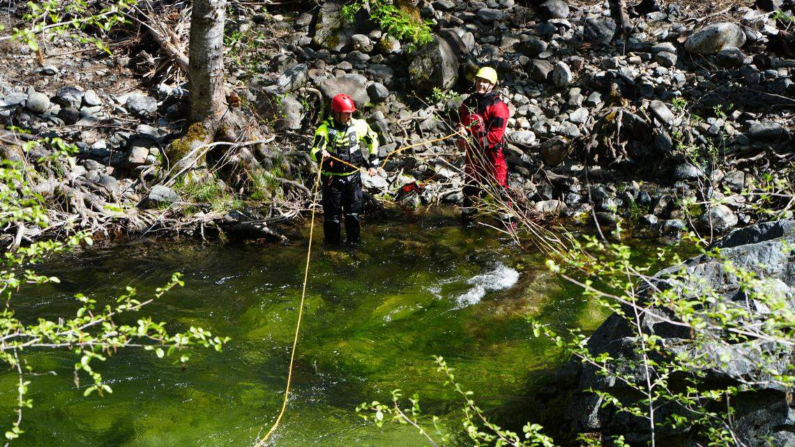 Searchers found his body in the creek about a mile downstream of his last sighting.