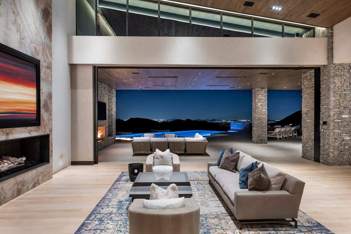 The immaculate home is offered for $25 million.