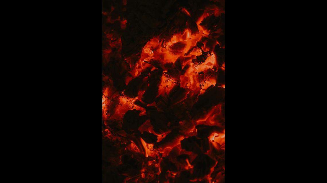 A volcano in Hawaii showed a message of love in glowing lava, according to a photo shared on Facebook.