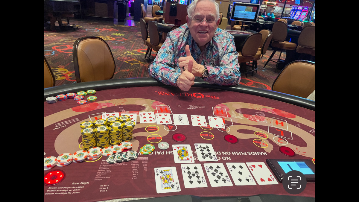 The $169,951 jackpot winner is pictured.