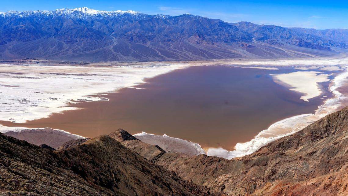 Extreme weather has created yet another geological anomaly in California’s Death Valley National Park: “a traveling lake.”