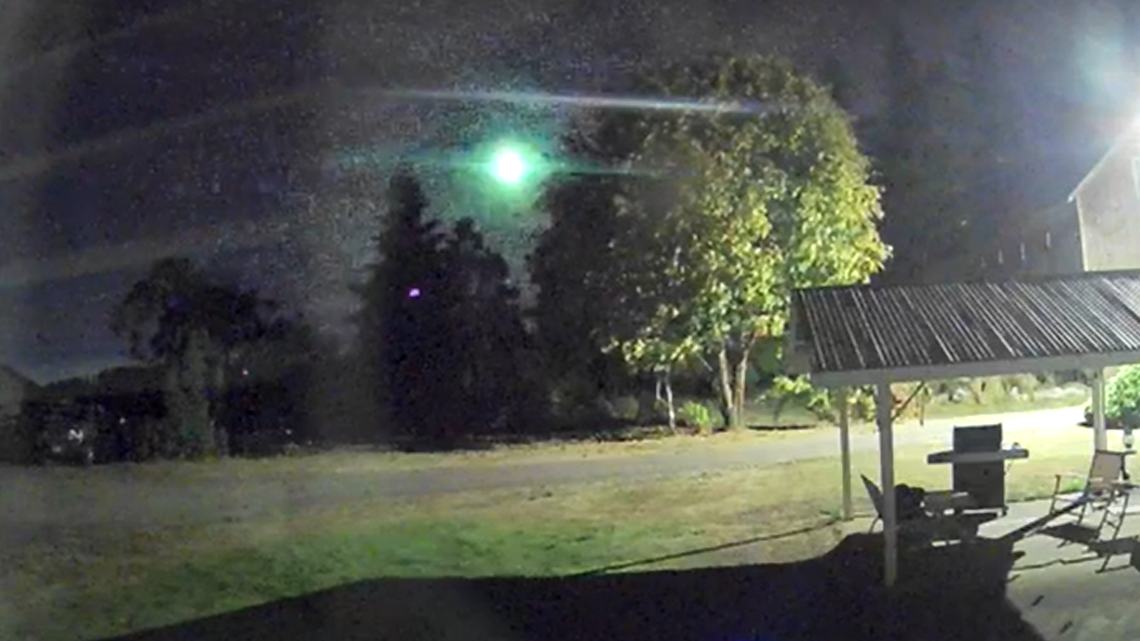 The fireball, also known as a meteor, prompted hundreds of reports to the fireball log and numerous posts on social media.