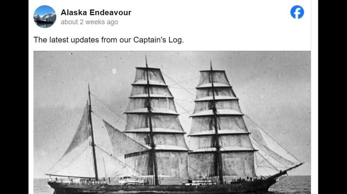 The Star of Bengal sank near a remote Alaska island more than 100 years ago, officials said.