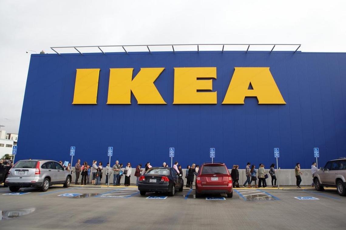 Shoppers stand in line for the grand opening of the new IKEA store in Burbank, California, on Feb. 8, 2017. IKEA was the No. 1 most requested store by Fresno Bee readers in our poll.