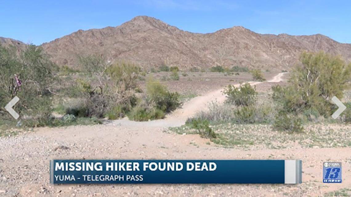 A 58-year-old hiker was found dead Feb. 28 near the Telegraph Pass trail in southern Arizona, deputies said.