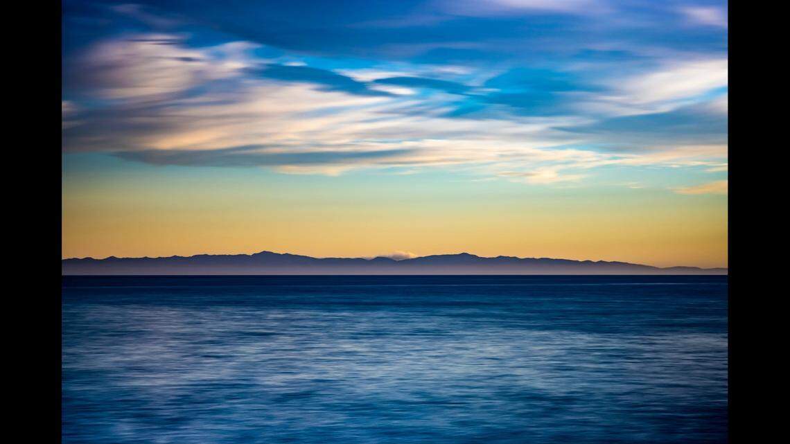 Two basking sharks were spotted off the Southern California coast.