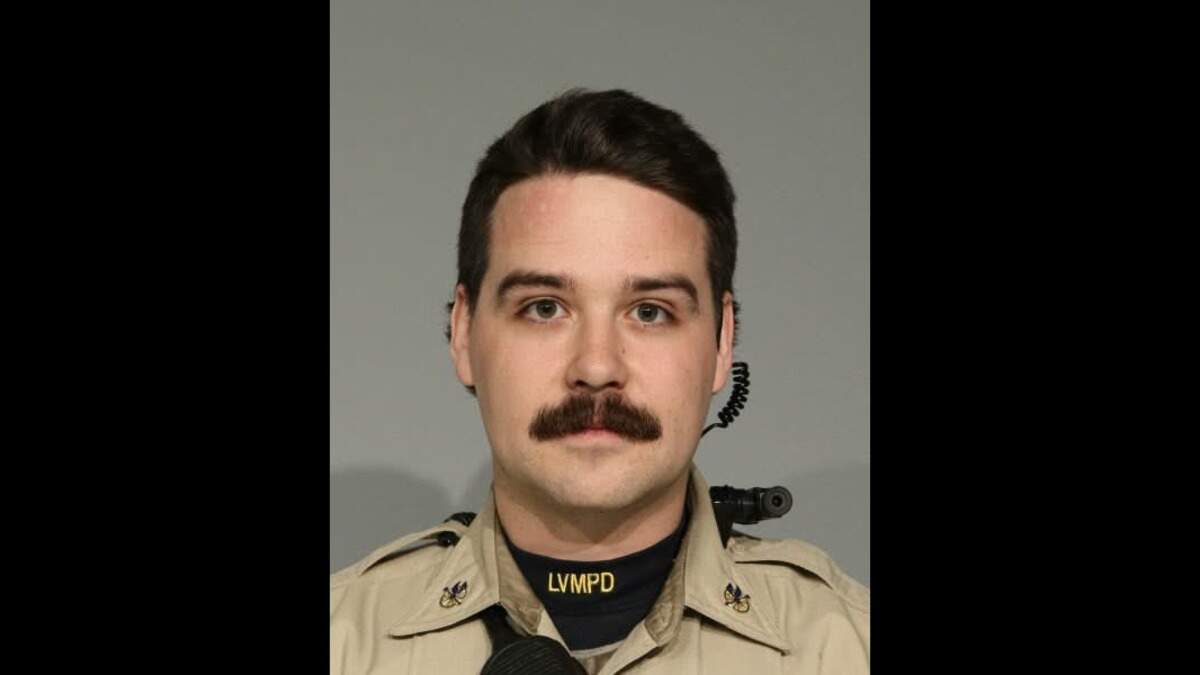 The officer started working with the department in 2017, the Las Vegas Metropolitan Police Department said.