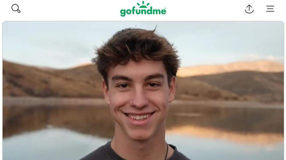 Jonathan Fielding, 19, fell to his death while taking photos on a hike with friends at a canyon overlook, Utah officials say.