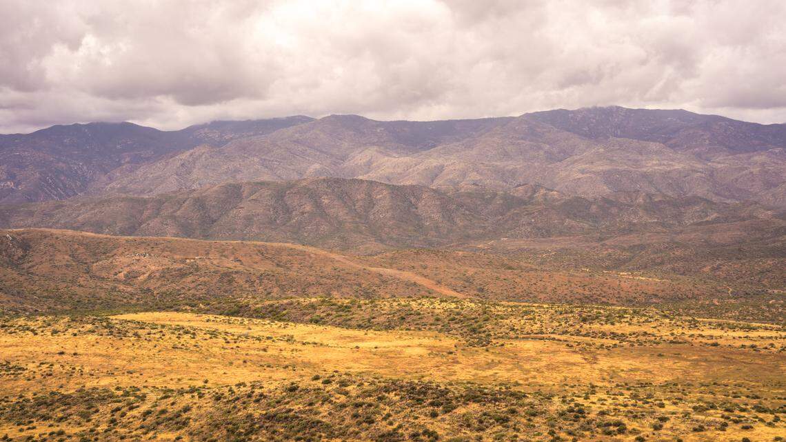 The Bradshaw Mountains in Arizona are pictured. Human bones were found near an old mining community in Cleator, near the mountain range.