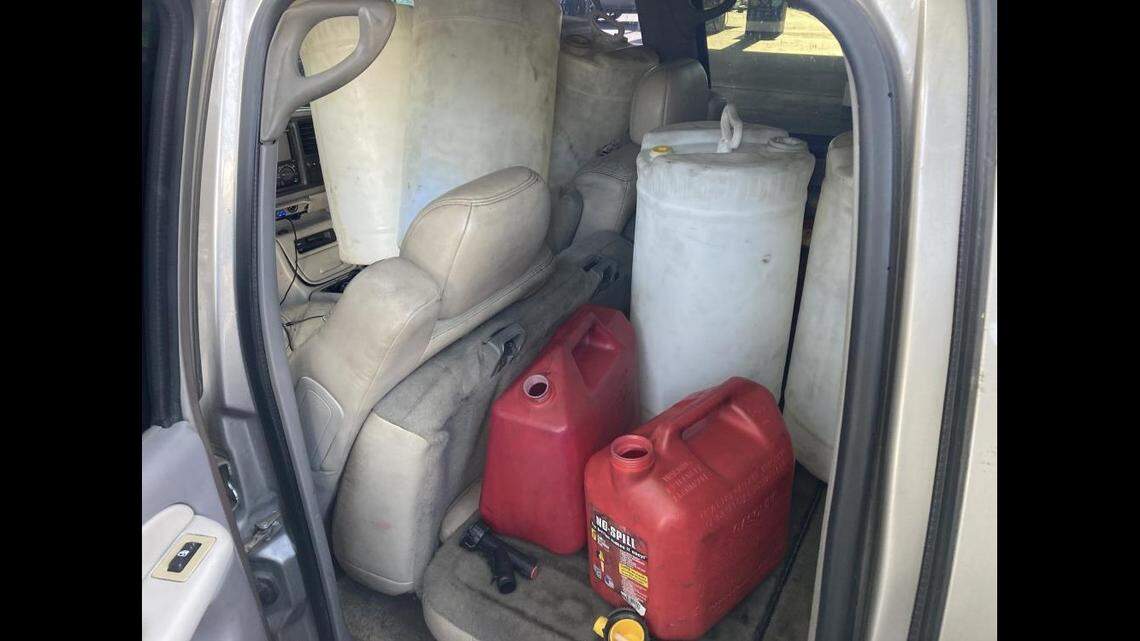 Employees used security videos to identify the accused thief based on the times and dates of the thefts, deputies said.