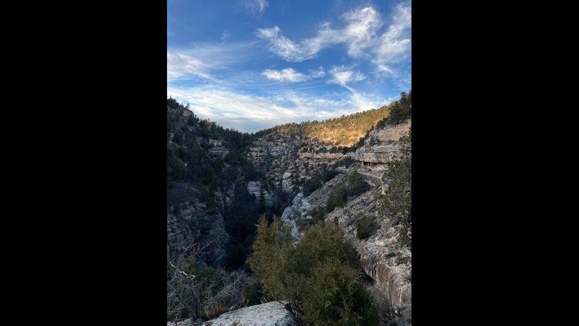 The injured hiker was airlifted from Walnut Canyon National Monument, Flagstaff firefighters said.