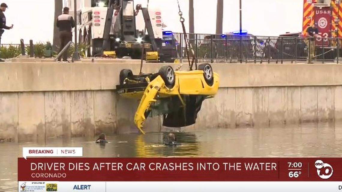 The car crashed into the ocean at about 4:15 p.m. Friday, June 20, police say.