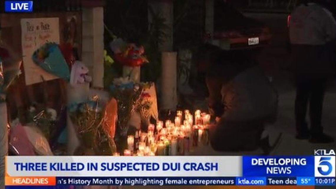 Three women returning from a baby shower died in a collision with an accused DUI driver in Pomona, California police say.