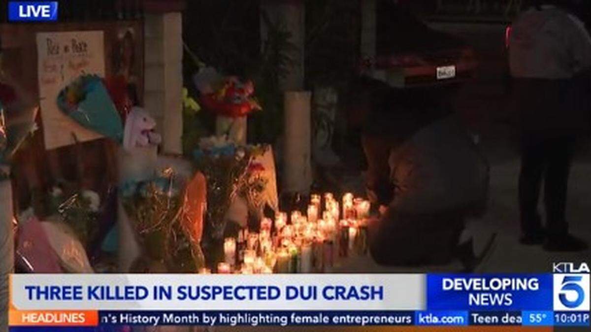 Three women returning from a baby shower died in a collision with an accused DUI driver in Pomona, California police say.