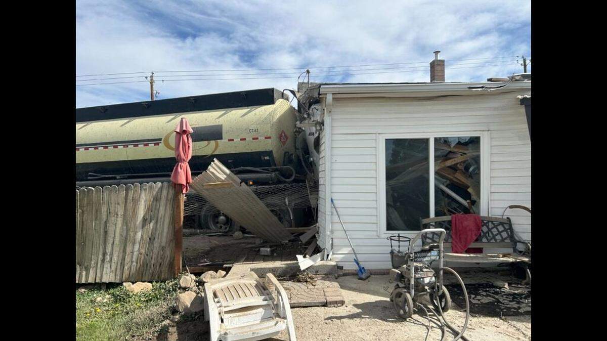 A semi crashed into a home in Utah, officials said.