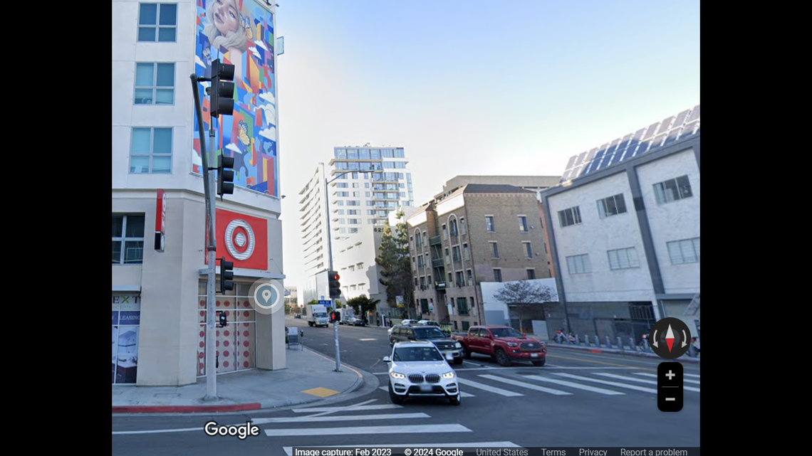 A stranger is accused of picking up a boy and carrying him outside of a Target store, California police say.