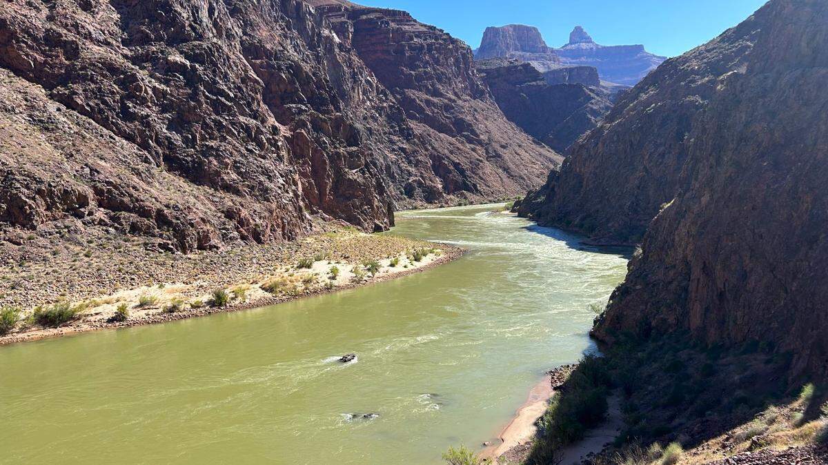 The Bright Angel Trail near the Pipe Creek River Resthouse is pictured. A 41-year-old hiker died on the trail on June 16, officials said.