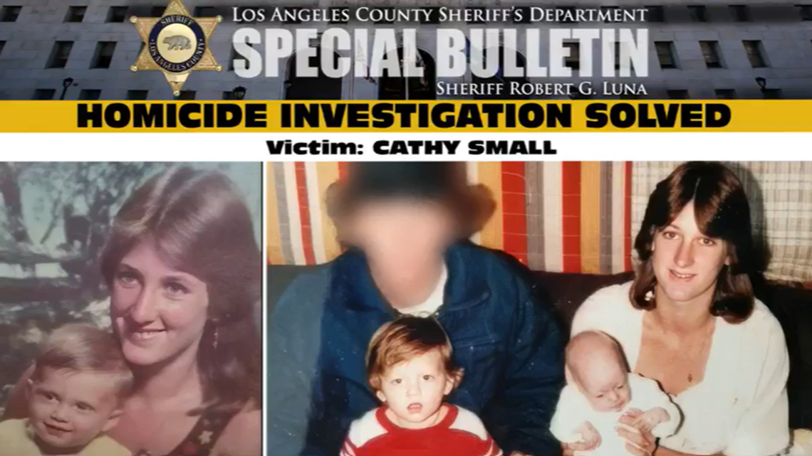 Cathy Small was a mother of two young children when she was killed in 1986, authorities say.