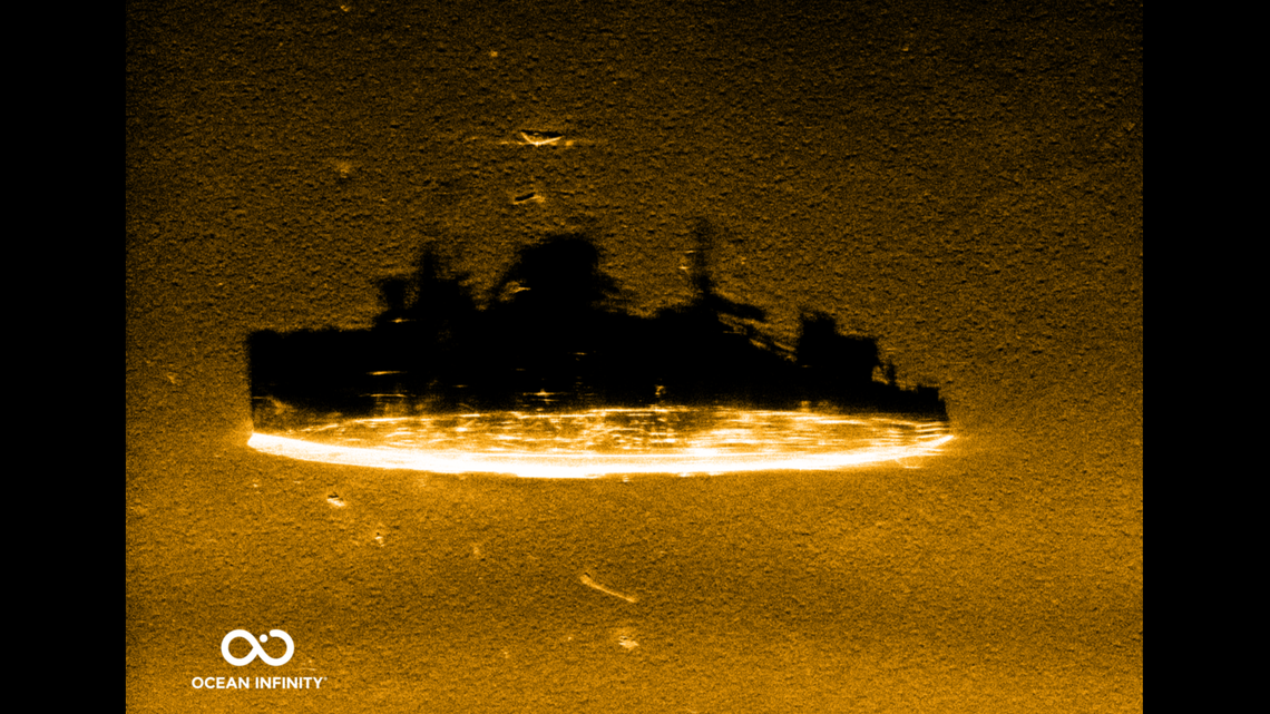 The ship was intentionally sunk on May 24, 1946, a search team said.