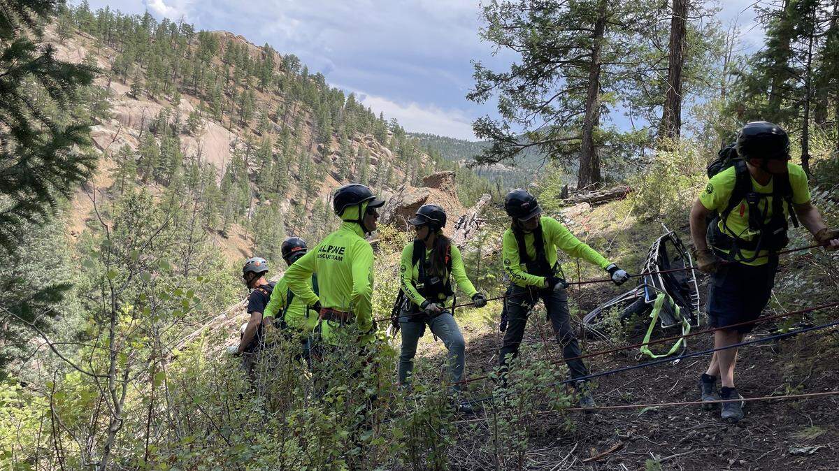 Rescuers recovered a body after someone fell from a steep rock face in Colorado.