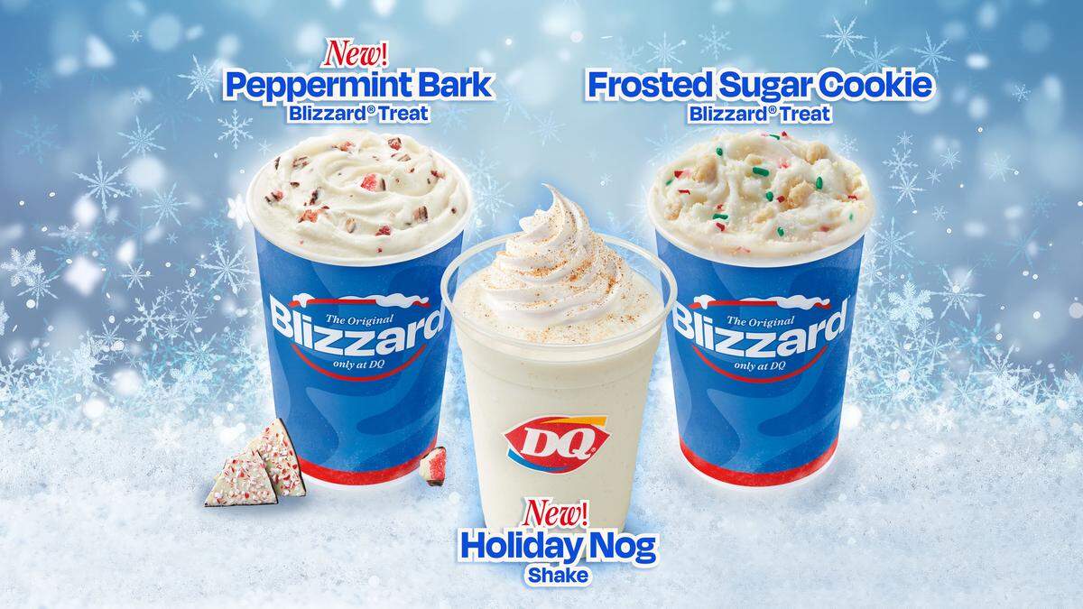 A new holiday collection is coming to Dairy Queen for a limited time.
