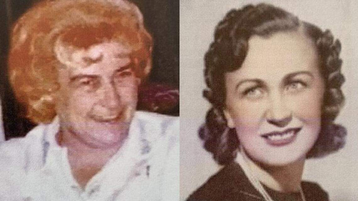Decades after two Northern California women were raped and killed, DNA has helped identify a suspect, police say. Pictured: Theresa Pica (L) and Nellie Hicks (R)