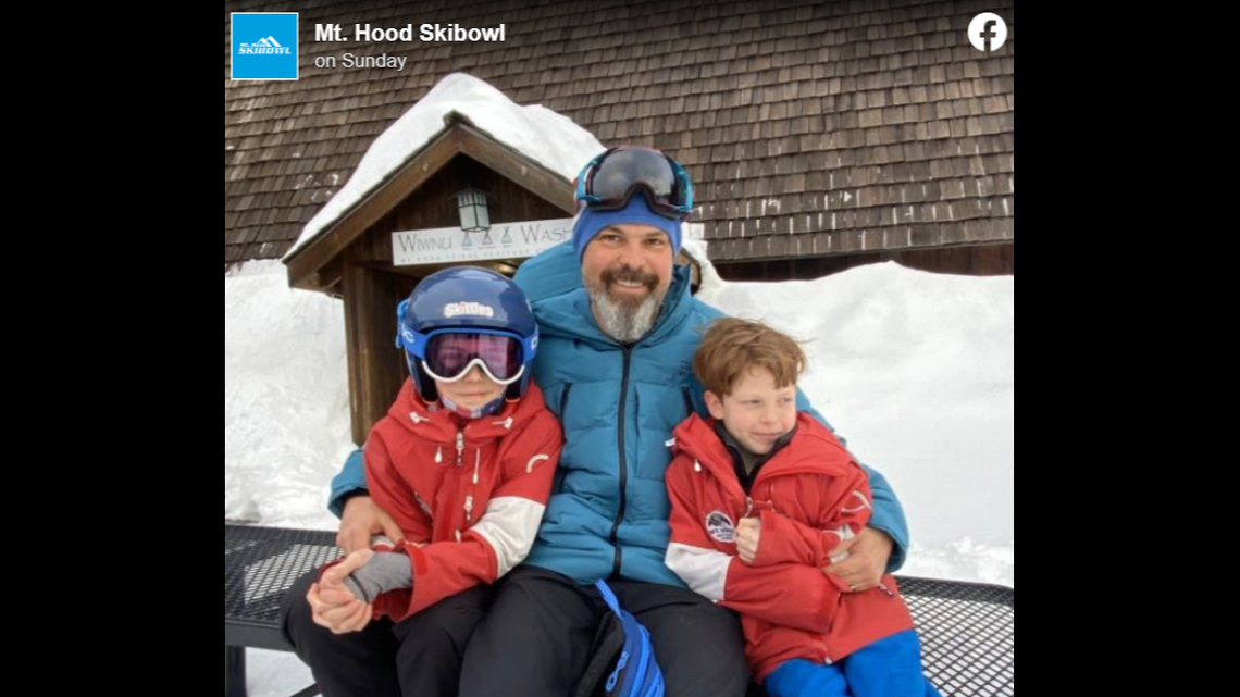 Mark Sorrenson Hendrickson (middle) died Aug. 5 after a vehicle struck him while he was cycling along State Route 173 in Oregon, troopers said.