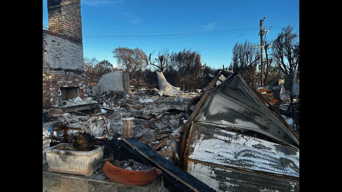 The home was among the nearly 7,000 structures destroyed during the deadly wildfire.