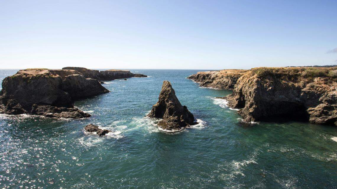 A missing 76-year-old man who died after falling off an ocean cliff in Mendocino County was found after deputies spotted his hat near the edge, California cops say.