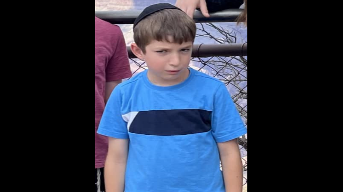 Tzion Maron, 8, is pictured. Rescuers found him about a half-mile from a cave in northern Arizona, deputies said.