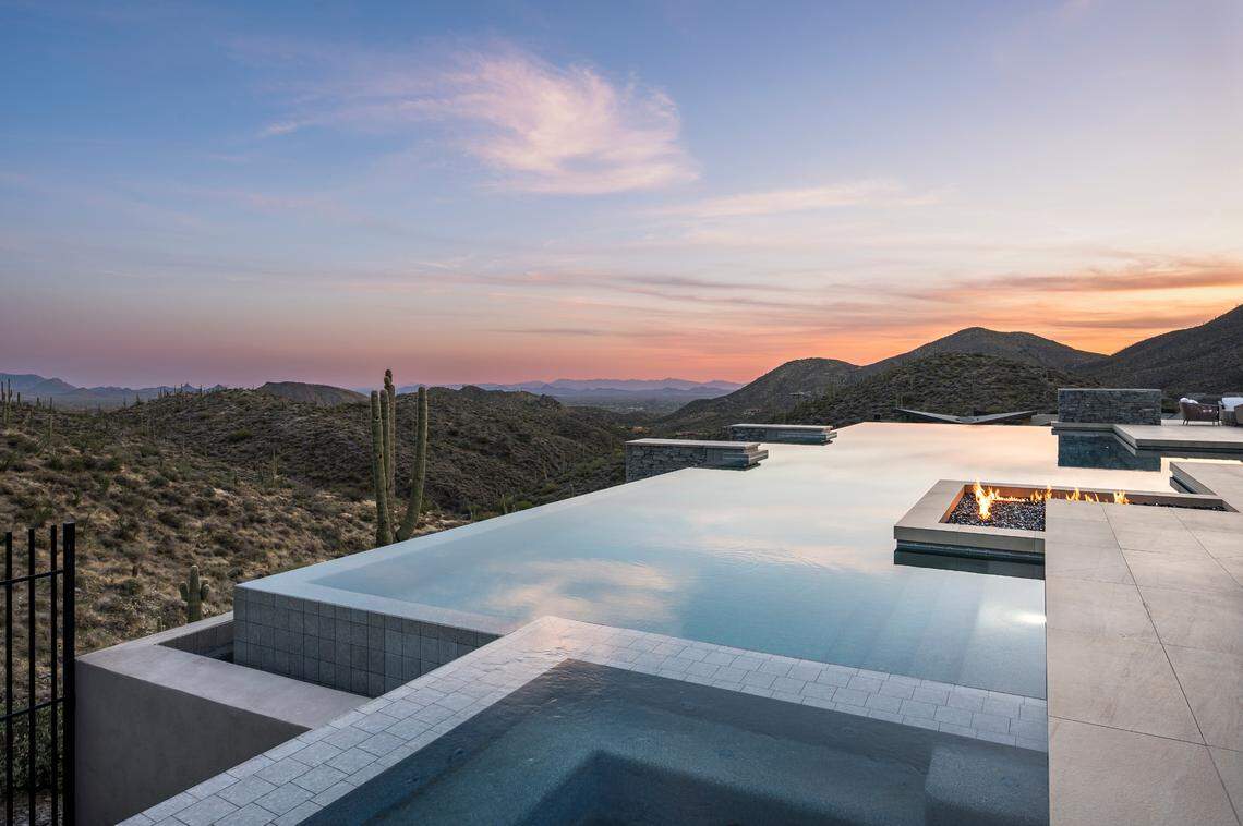Incredible views from the infinity pool