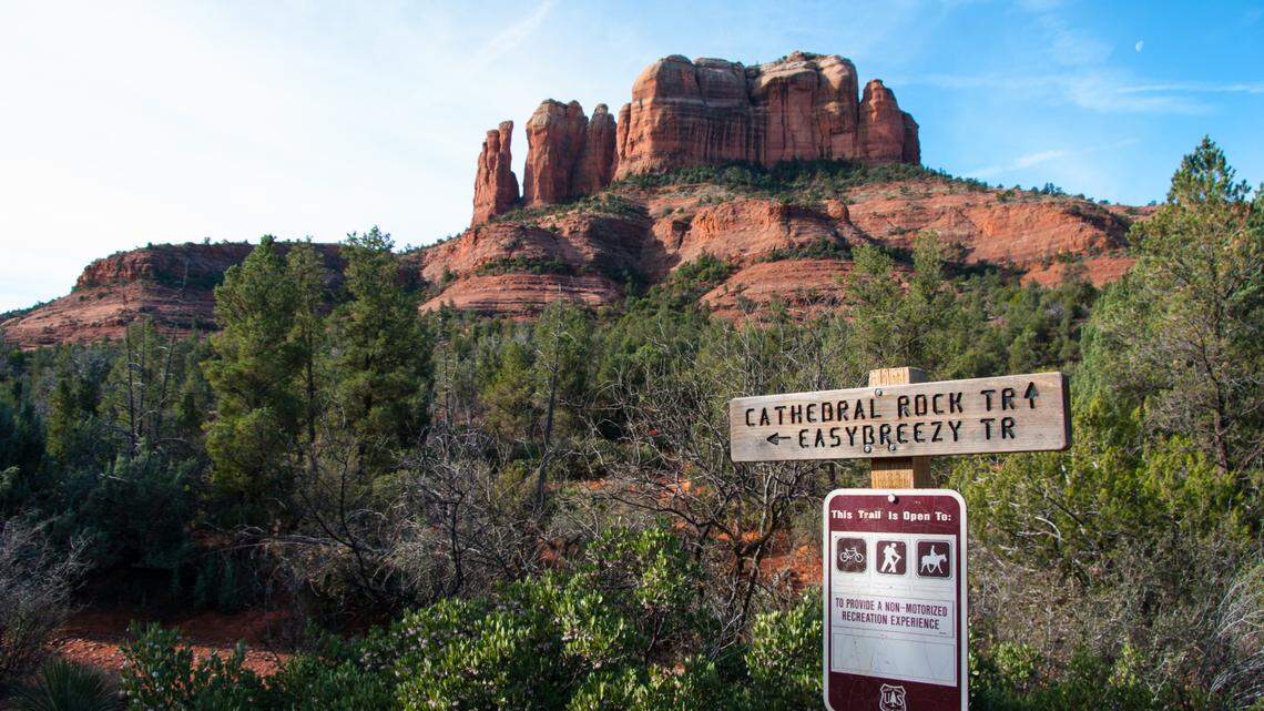 On March 24, a woman fell 20 feet while hiking the Cathedral Rock Trail in Sedona, Arizona, fire officials said. Cathedral Rock is a popular spot for visitors.