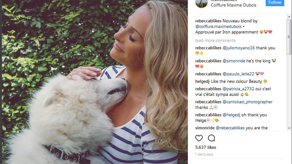 French fitness blogger Rebecca Burger died June 17 after a whipped cream dispenser exploded, striking her in the chest.