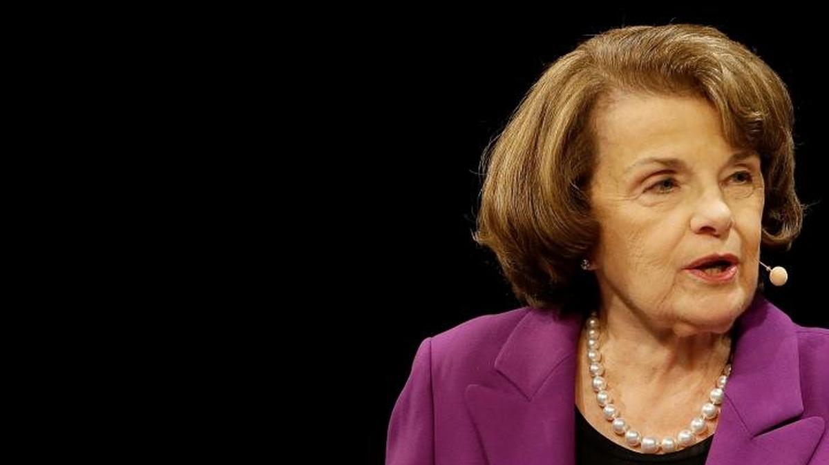 United States Sen. Dianne Feinstein, D-Calif., speaks at the Commonwealth Club in San Francisco, Tuesday, Aug. 29, 2017. Feinstein announced earlier this month she would run for a fifth term.